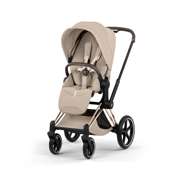 Cybex Priam Style stroller set Cozy Beige, Frame Rose Gold - Cybex