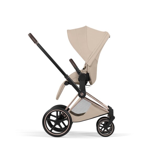 Cybex Priam Style stroller set Cozy Beige, Frame Rose Gold - Cybex