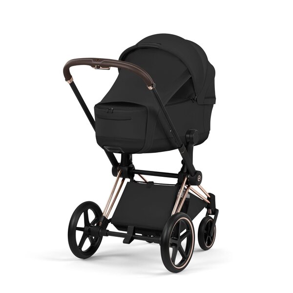 Cybex Priam Style stroller set Sepia Black, Frame Rose Gold - Cybex