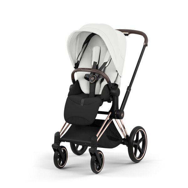Cybex Priam Style stroller set Off White, Frame Rose Gold - Cybex