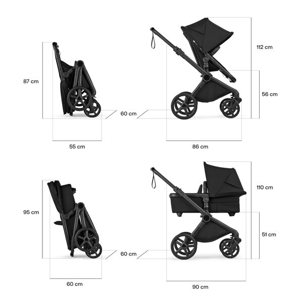 Bugaboo Cub complete Black/Forest Green - Bugaboo
