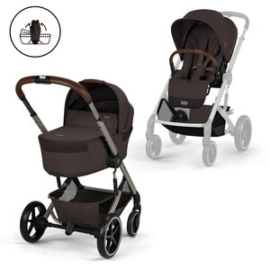Cybex Balios S Lux 2in1 stroller set Chocolate Brown - Cybex