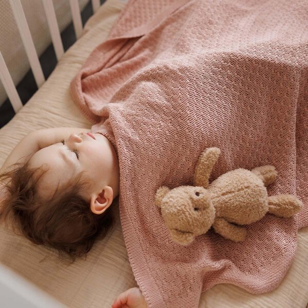 BabyOno бамбуковое одеяло 75x100cm, Pink - BabyOno