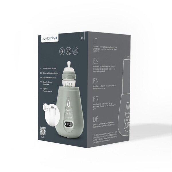 Nuvita digi bottle Warmer Sage Green - Nuvita