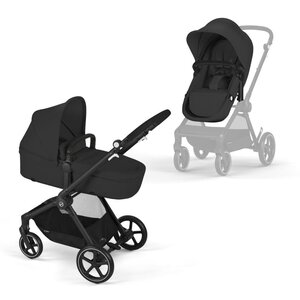Cybex Eos 2in1 stroller Moon Black, black frame - Cybex