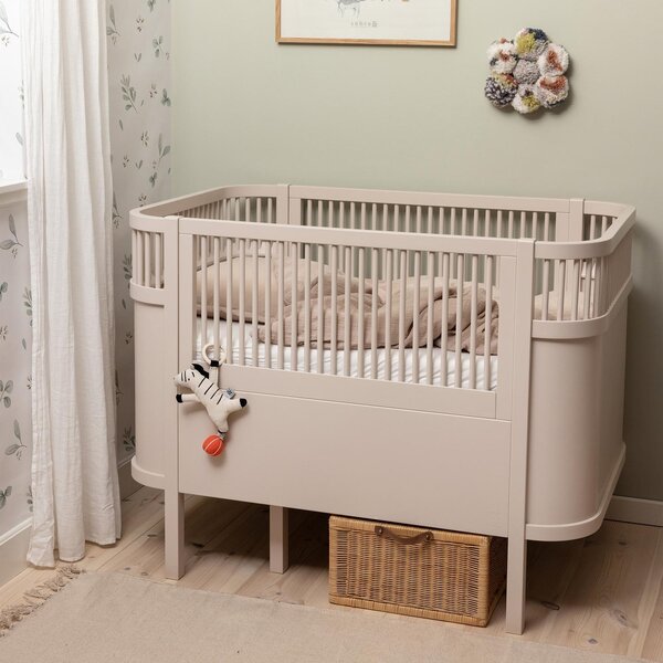 Sebra baby-Jr. bed, Baby & Jr., Birchbark Rose - Sebra