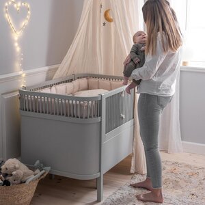 Sebra baby-Jr. bed, Baby & Jr., Stone - Sebra