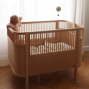 Sebra baby-Jr. bed, Baby & Jr., Wooden Edition - Sebra