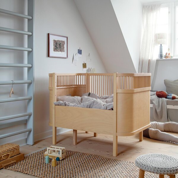 Sebra baby-Jr. bed, Baby & Jr., Wooden Edition - Sebra