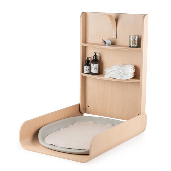 Sebra Wall moun. Changing Table, Wood - Sebra