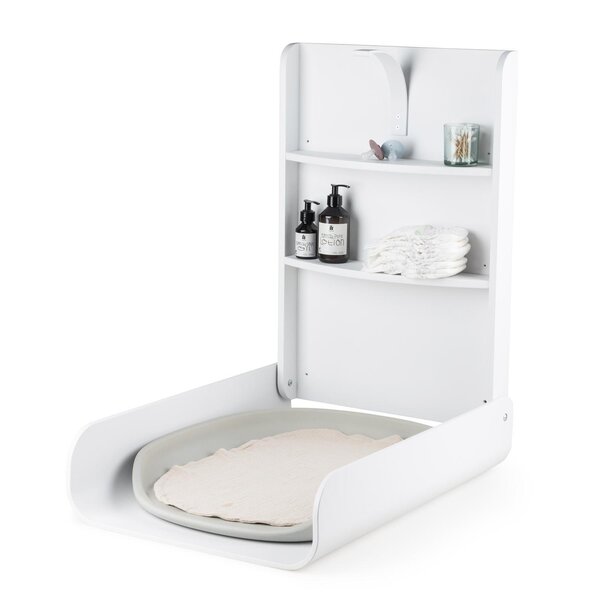 Sebra Wall moun. Changing Table, White - Sebra