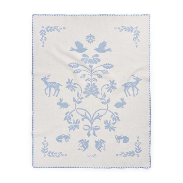 Elodie Details tekk 100x75cm, Blueberry Blue - Elodie Details