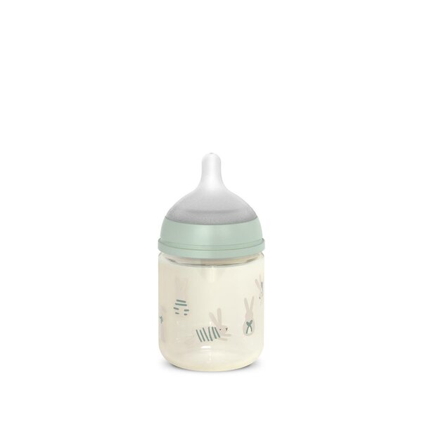 Suavinex glass bottle 120ml, Bunny Green - Suavinex