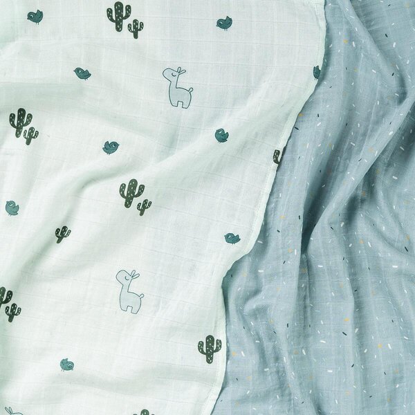 Done by Deer пеленка 2-pack Lalee Blue - Done by Deer