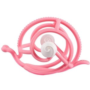 Mombella прорезыватель для зубов with Rattle Snail, Pink - Mombella