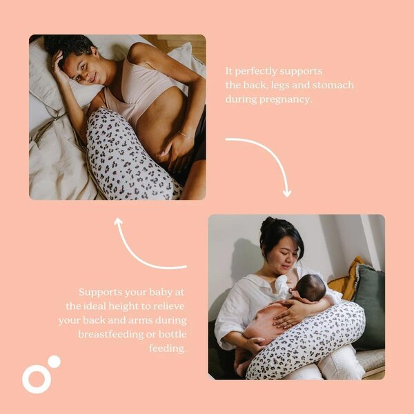 Doomoo nursing pillow Buddy Leopard Cream - Doomoo