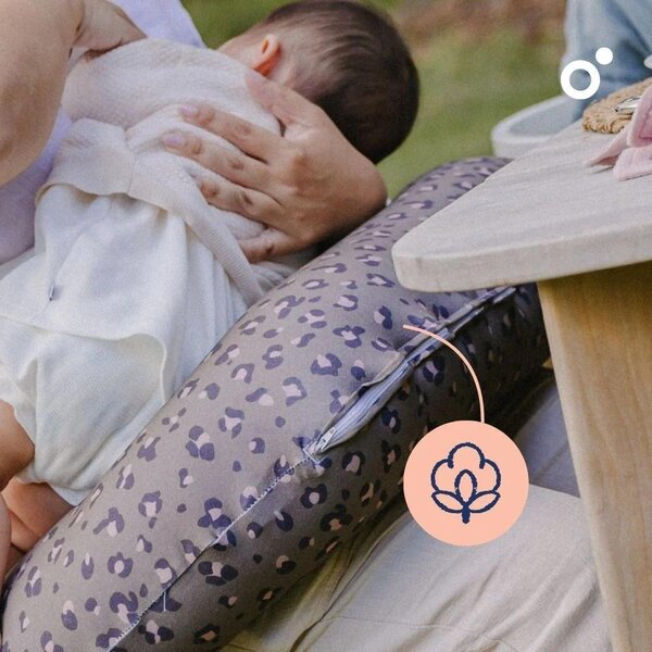 Doomoo nursing pillow Softy Leopard Bronze - Doomoo