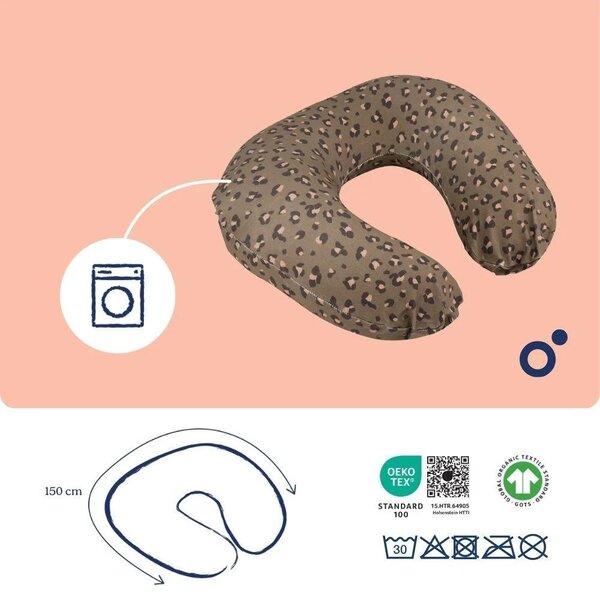 Doomoo nursing pillow Softy Leopard Bronze - Doomoo