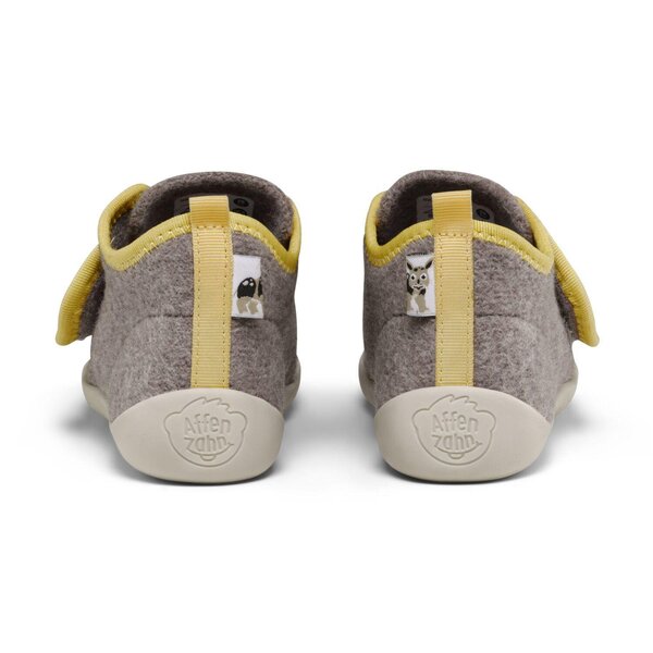 Affenzahn Slipper Wool Pury Rhino - Affenzahn