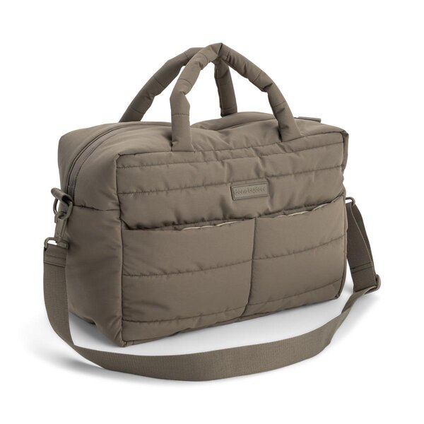 Done by Deer Quilted changing bag Taupe - Done by Deer