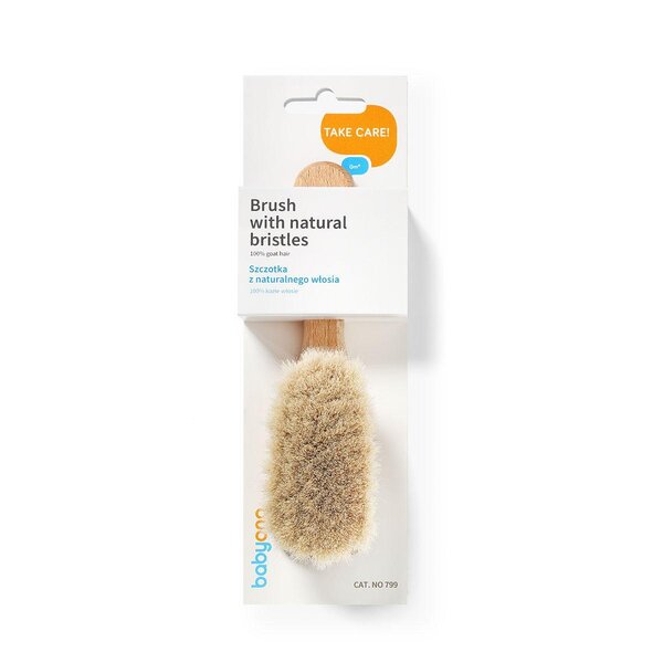 BabyOno naturaalsete harjastega juuksehari - BabyOno
