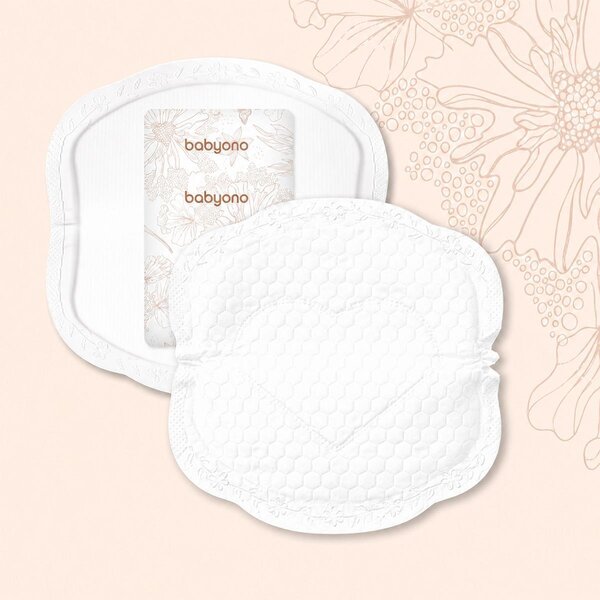 BabyOno ühekordsed rinnapadjad 3D Night & Day, 40 tk - BabyOno