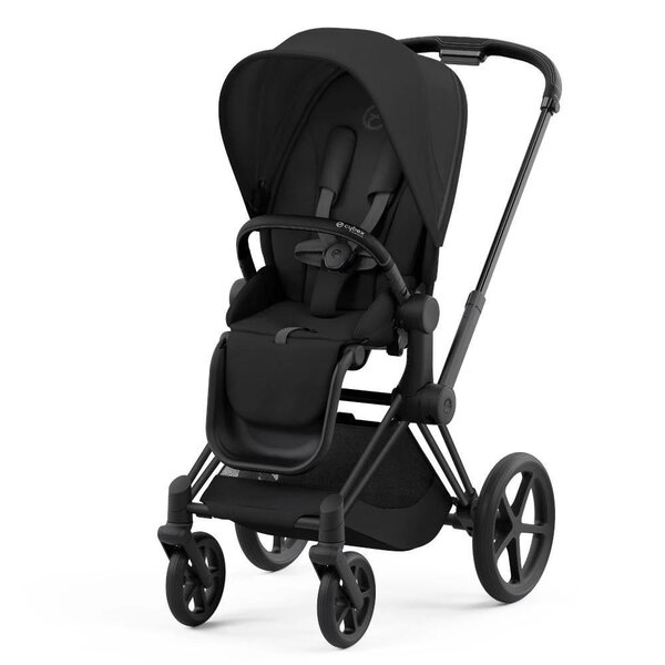Cybex Priam V4 stroller set Off White-Sepia Black, Frame Matt Black - Cybex