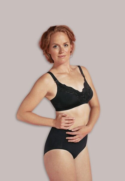 Carriwell Microfibre Lace Nursing Bra, II white - Carriwell