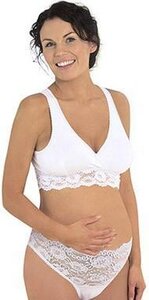 Carriwell Nėriniuotos kelnaitės nėščiosioms, XL White - Mamalicious