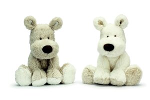 Teddykompaniet soft toy 21cm, Teddy Cream Dog - Teddykompaniet