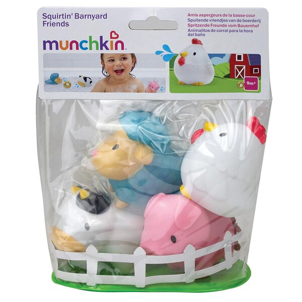 Munchkin vannas rotaļlieta Squirtin Barnyard Friends - Munchkin