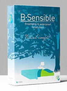 B.Sensible B.S.B fitted sheet 180x200 White - Nordbaby